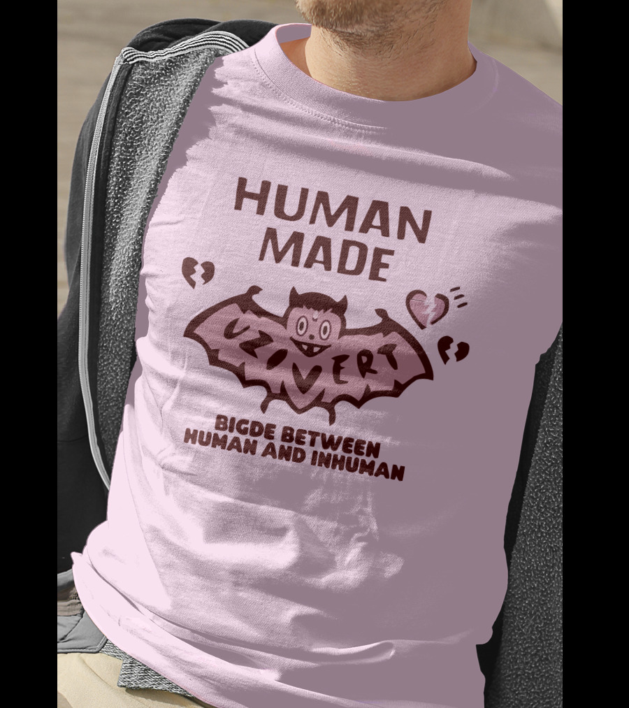 Human Made Lil Uzi Vert Bigde Between Human And Inhuman T-Shirt