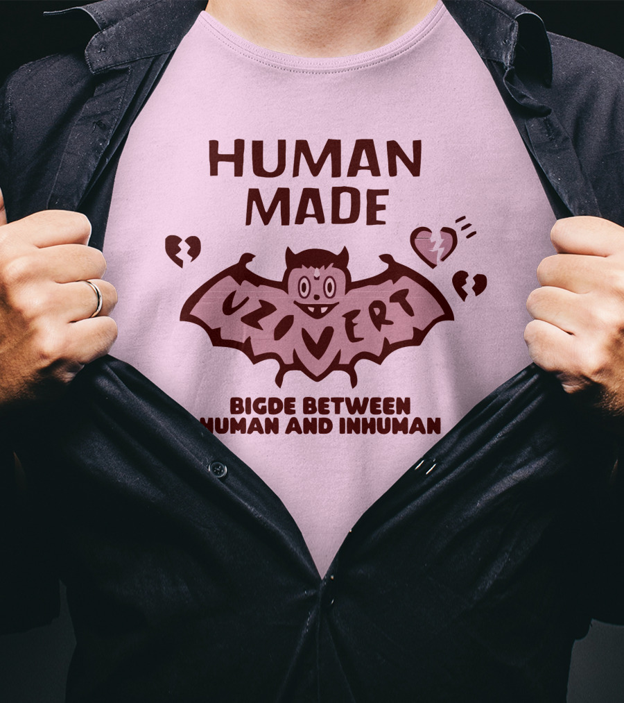 Human Made Lil Uzi Vert Bigde Between Human And Inhuman T-Shirt