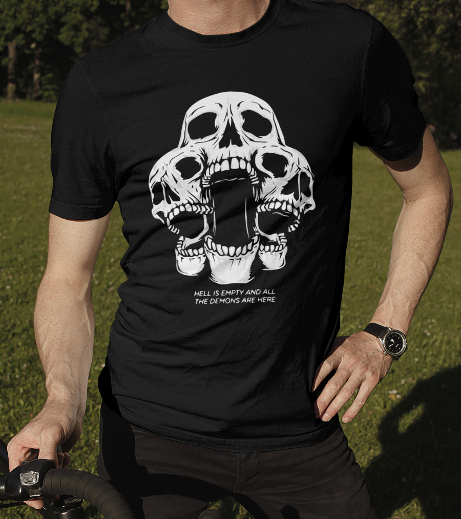 Kai Wachi Merch Skull Team Hell Is Empty And All The Demons Are Here T-Shirt