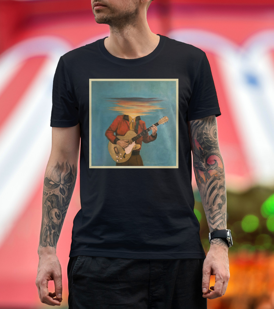 Lord Huron Long Lost Guitarist Surreal Sky Head T-Shirt