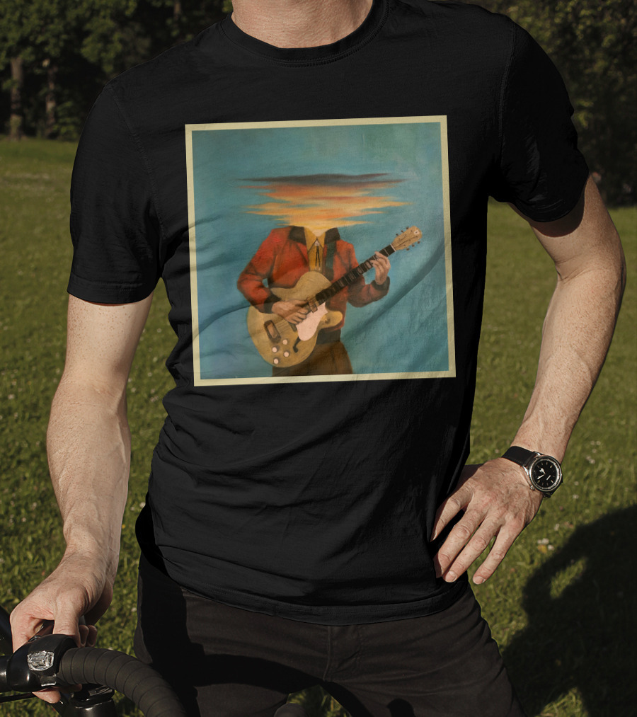 Lord Huron Long Lost Guitarist Surreal Sky Head T-Shirt