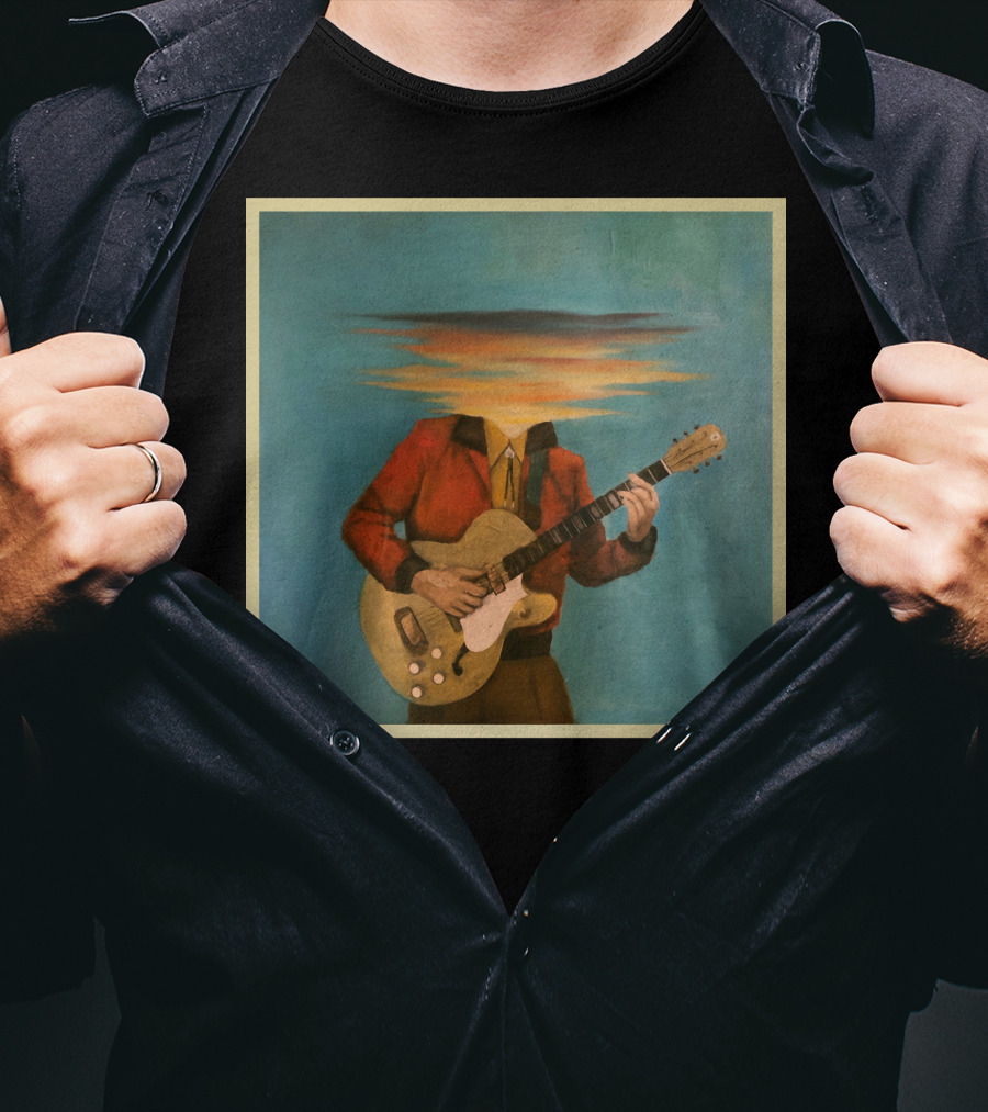Lord Huron Long Lost Guitarist Surreal Sky Head T-Shirt