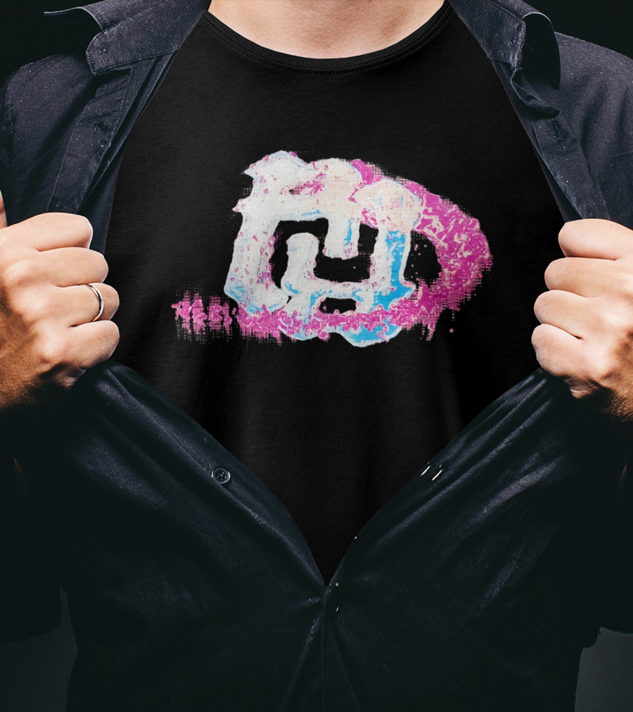 RR ON ICE Frozen Abstract T-Shirt