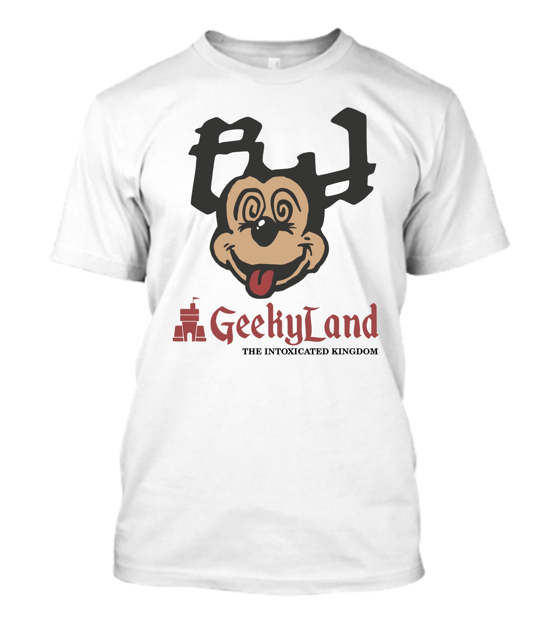 GeekyLand The Intoxicated Kingdom Dizzy Mouse Castle T-Shirt