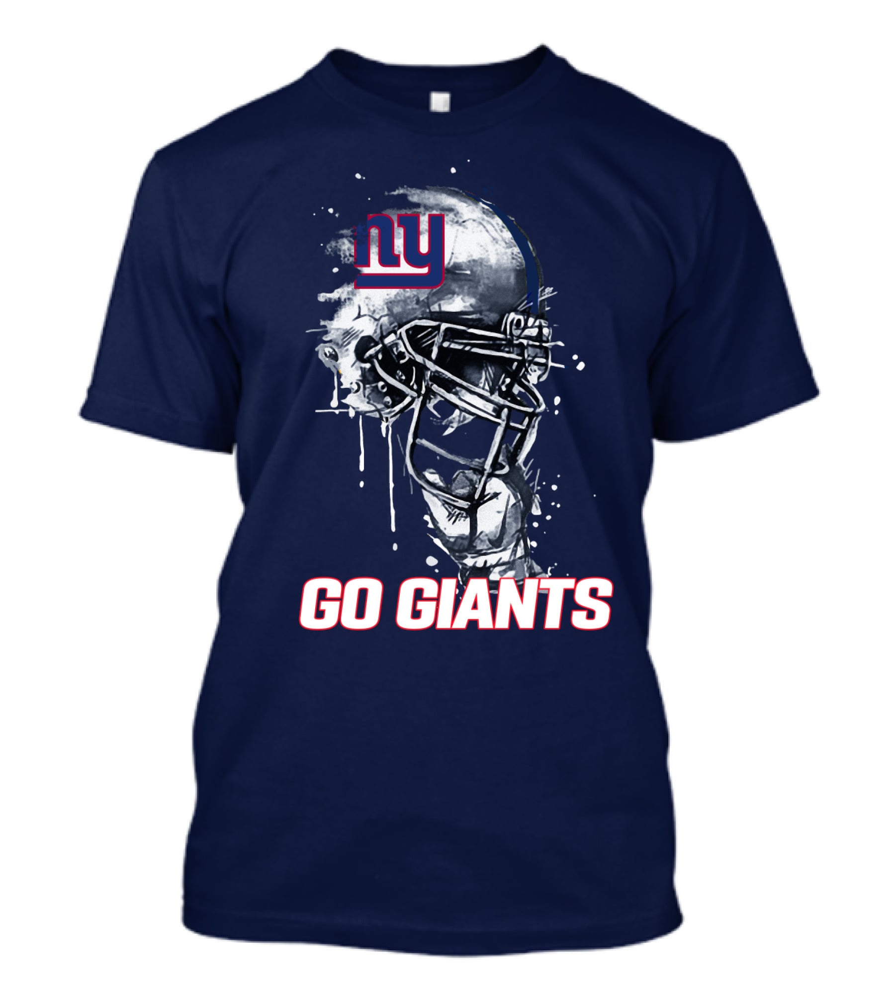 Ny Giants Football Helmet Go Giants T-Shirt