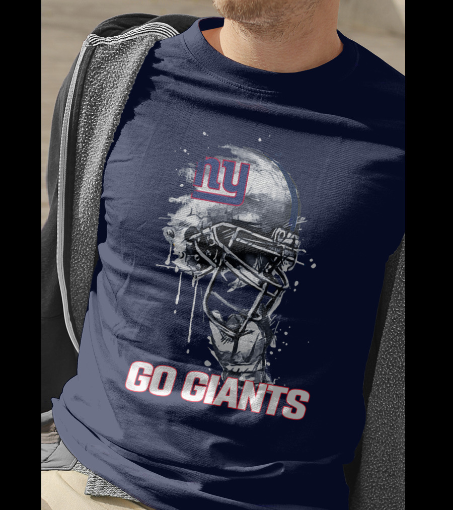 Ny Giants Football Helmet Go Giants T-Shirt