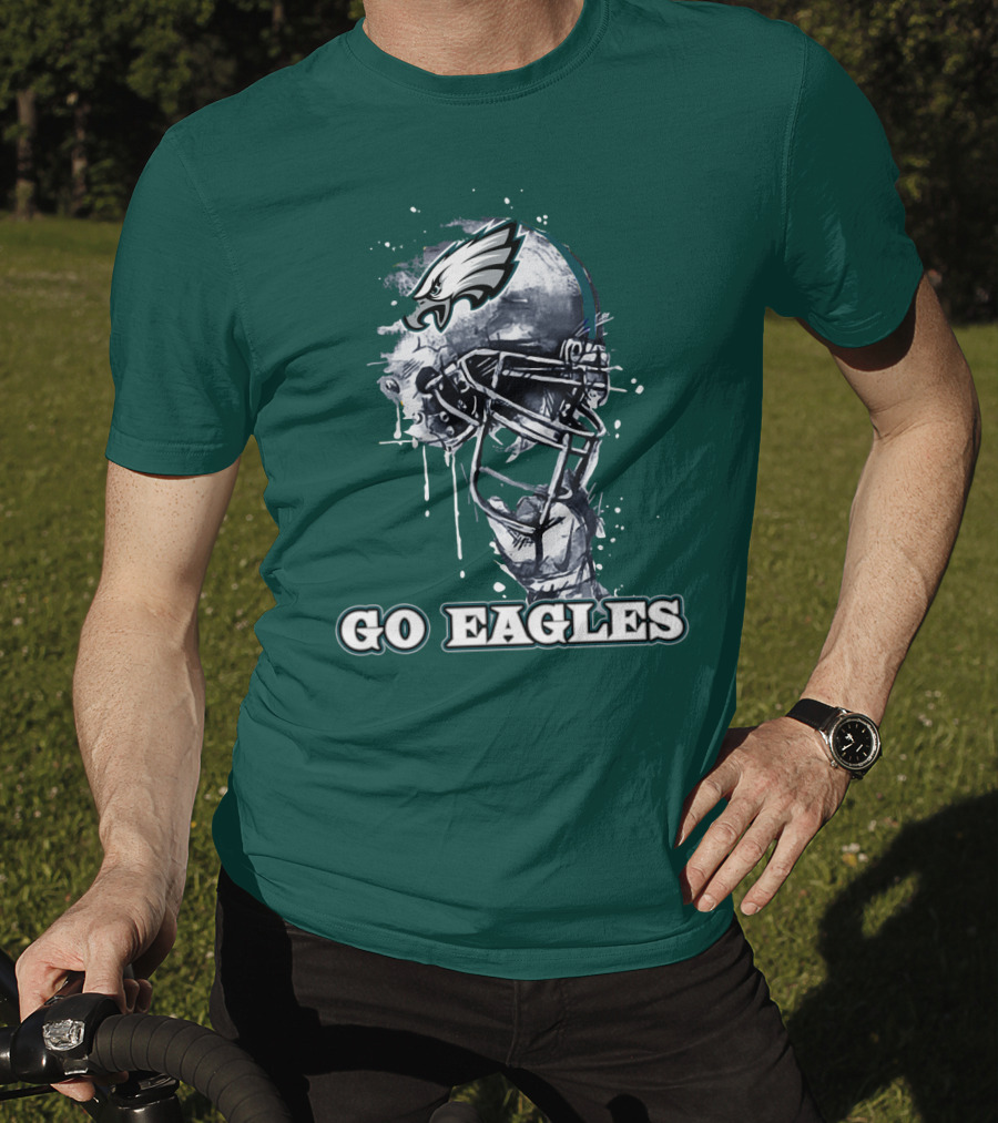 Philadelphia Eagles Helmet Go Eagles T-Shirt