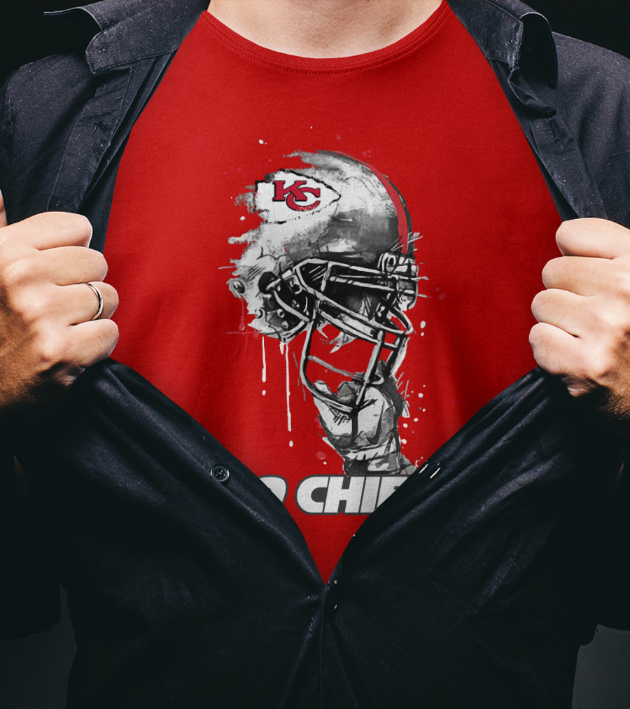 Go Chiefs Kc Helmet T-Shirt