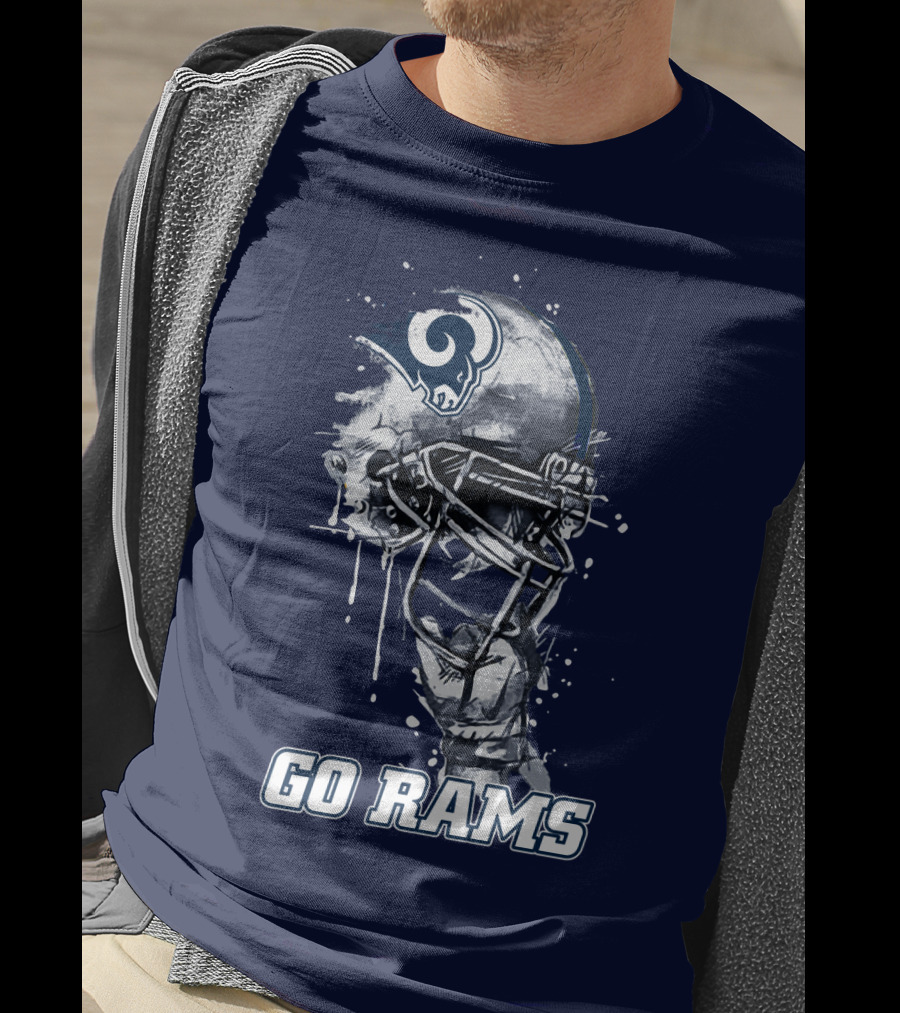 Go Rams Specialedition Helmet T-Shirt