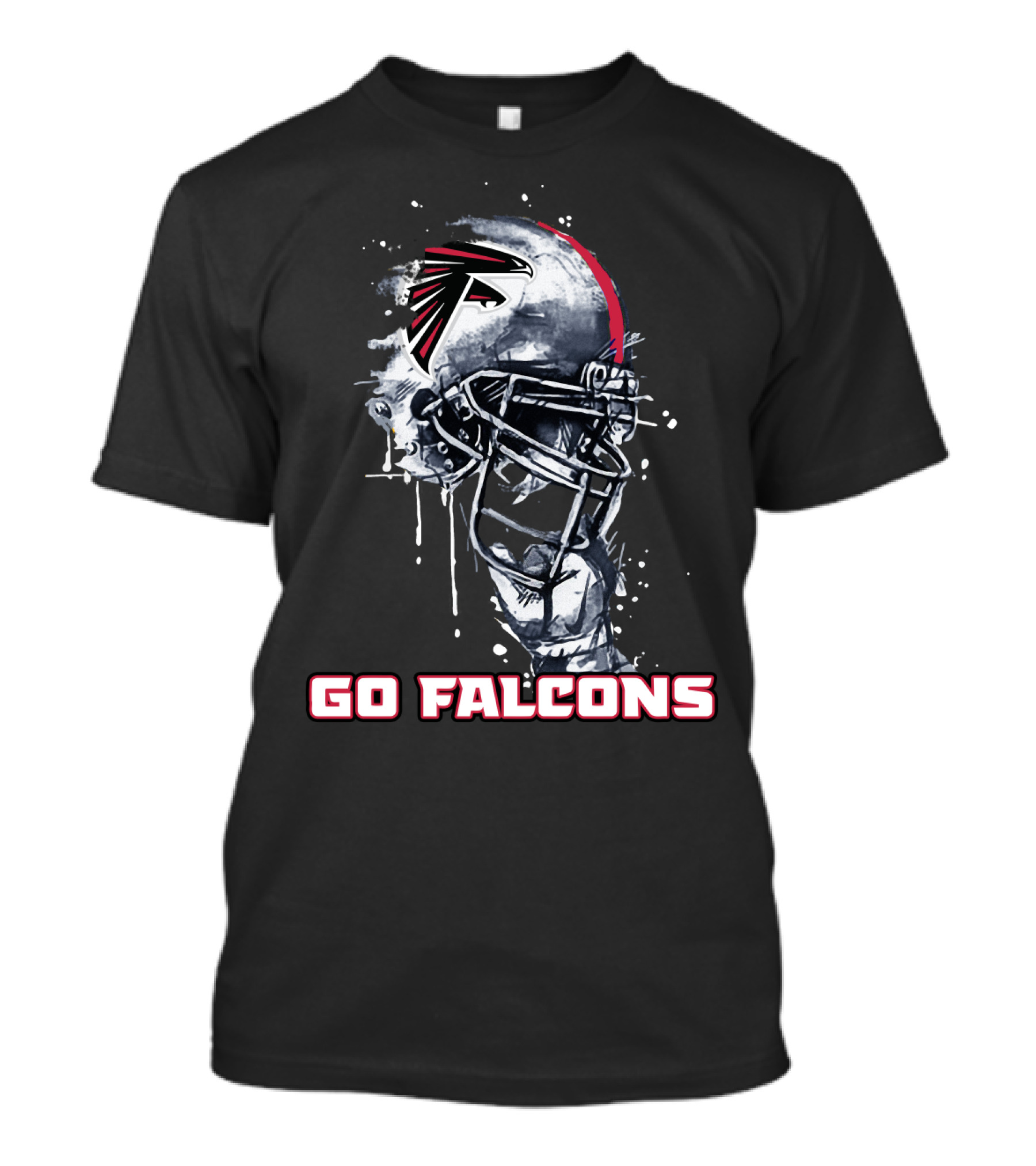 Go Falcons Falcons Helmet T-Shirt