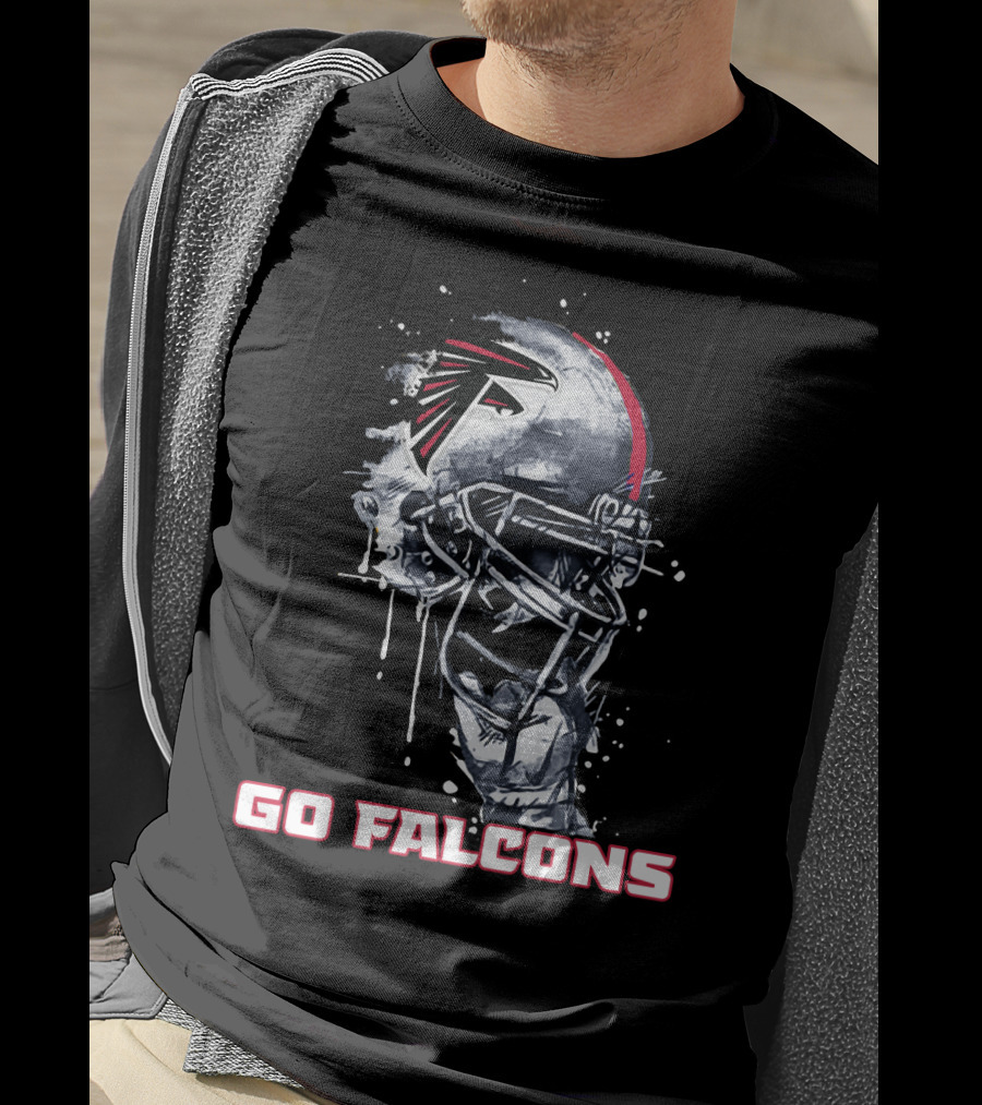 Go Falcons Falcons Helmet T-Shirt