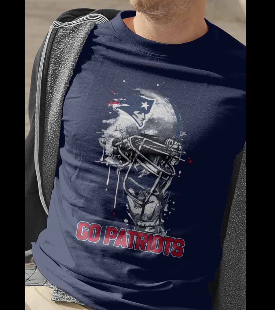 Go Patriots Patriots Helmet T-Shirt