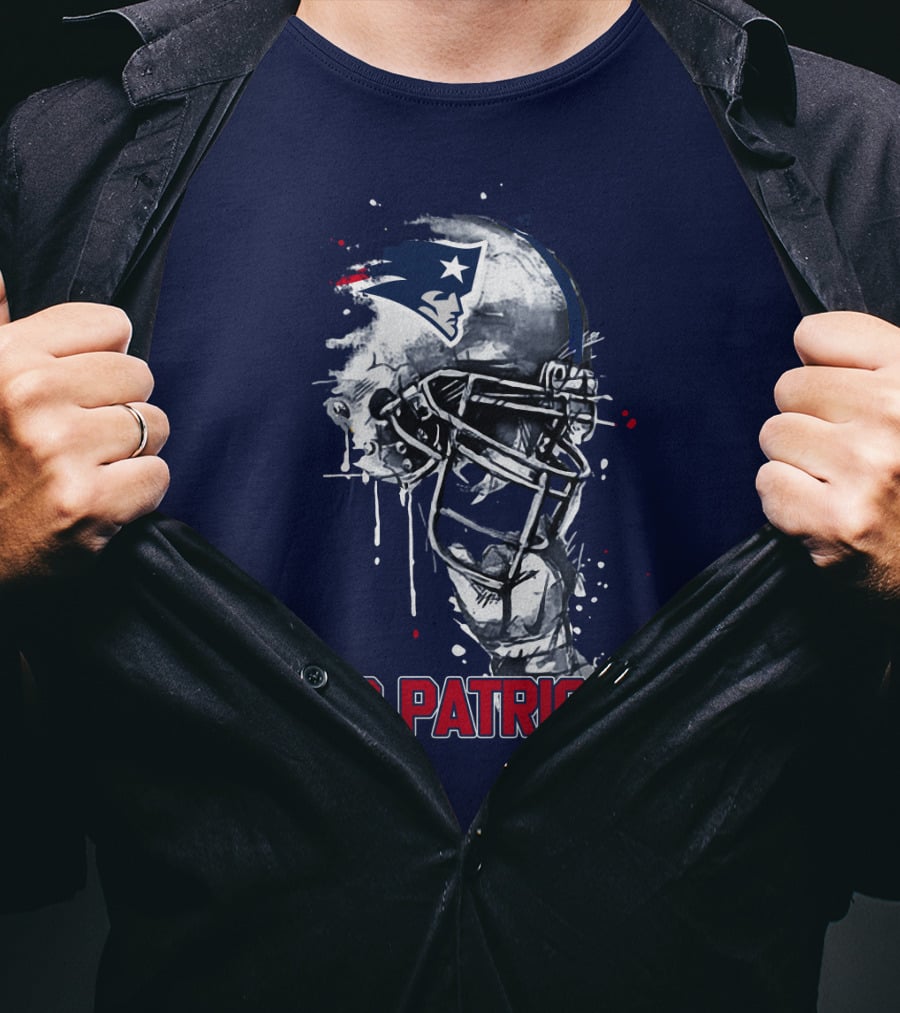Go Patriots Patriots Helmet T-Shirt