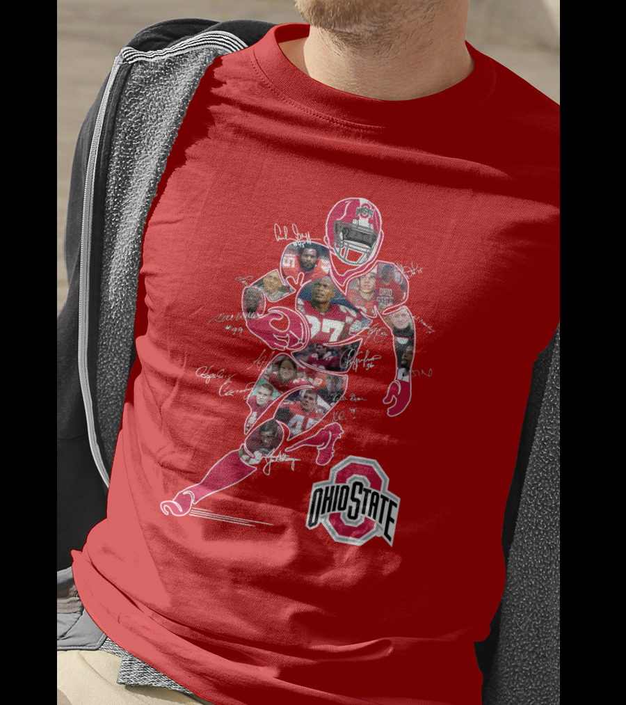 Ohio State Buckeyes Football Collage T-Shirt
