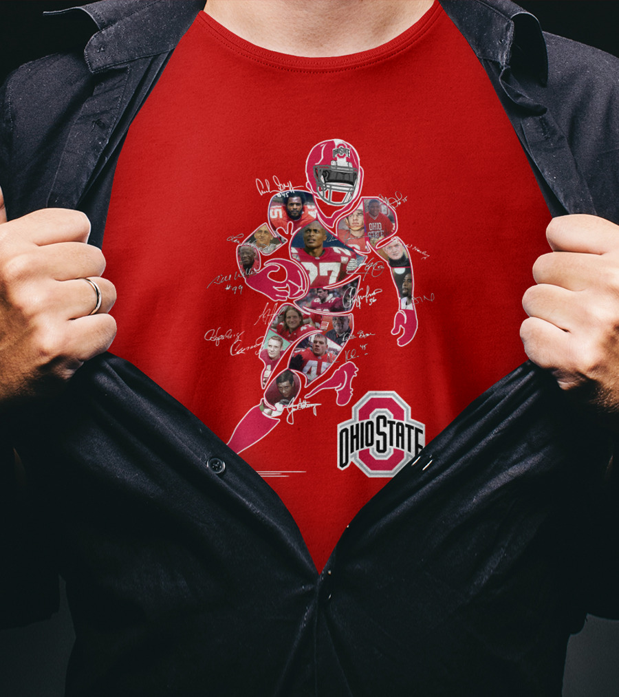 Ohio State Buckeyes Football Collage T-Shirt