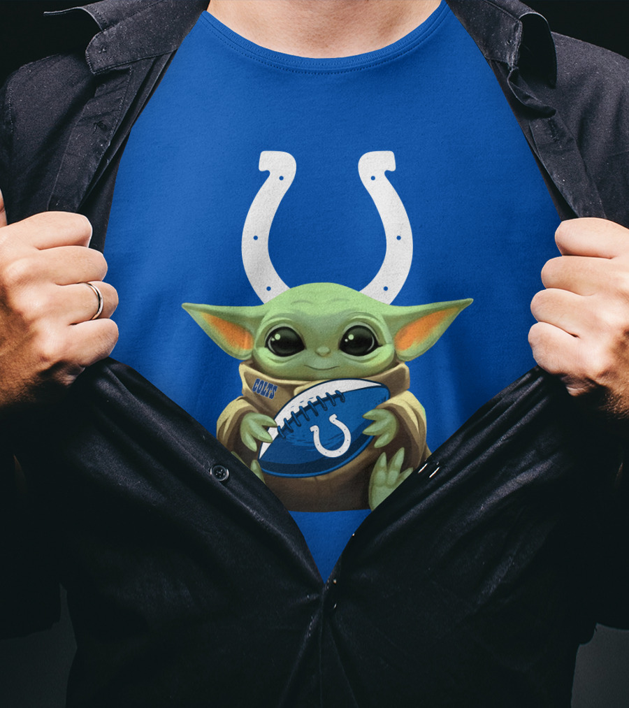 Baby Alien Colts Football Fans T-Shirt