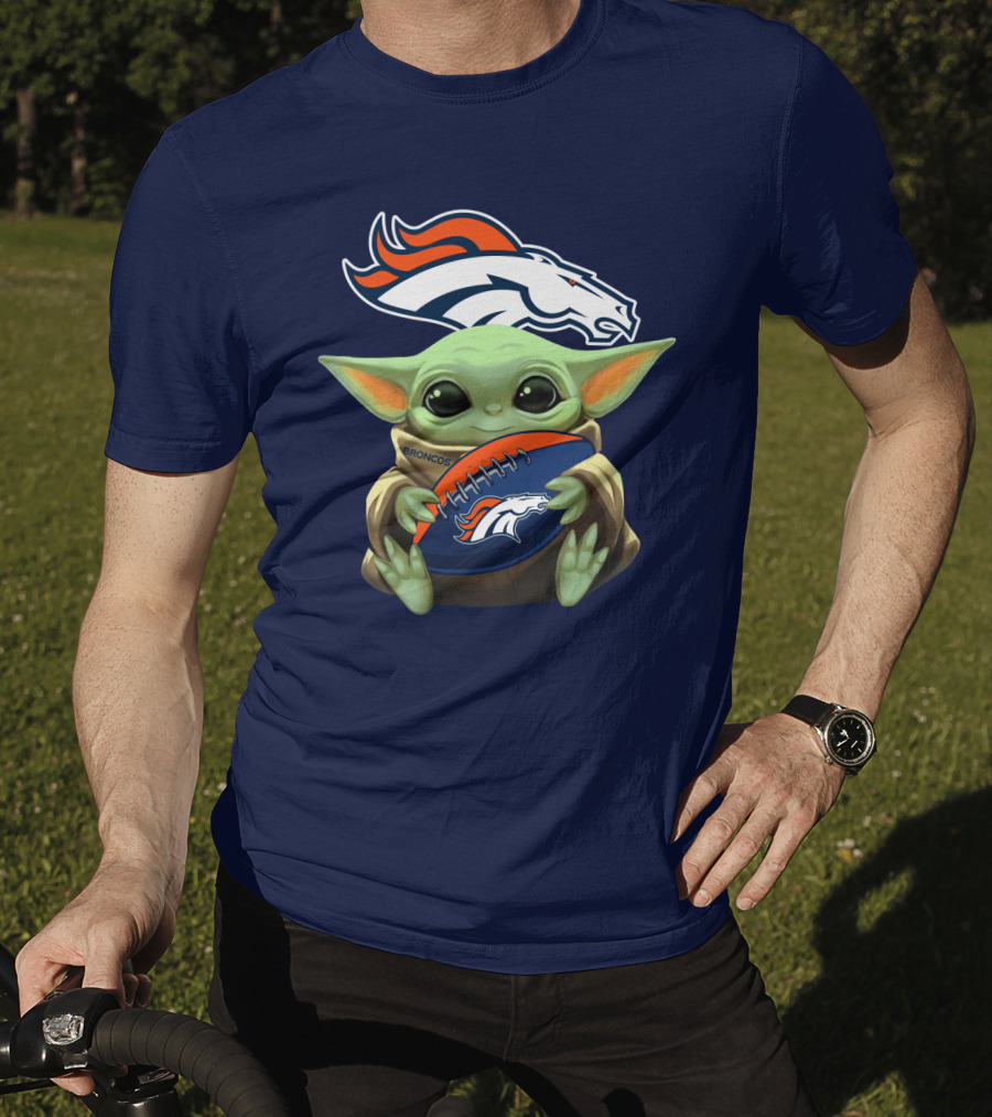 Broncos Baby Yoda T-Shirt