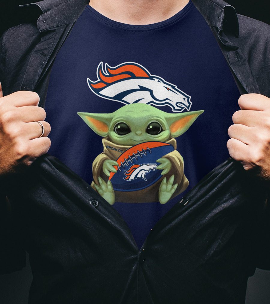 Broncos Baby Yoda T-Shirt