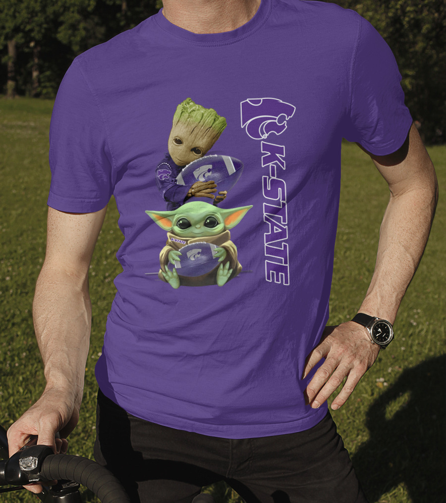 K-State Wildcats Groot Baby Yoda T-Shirt