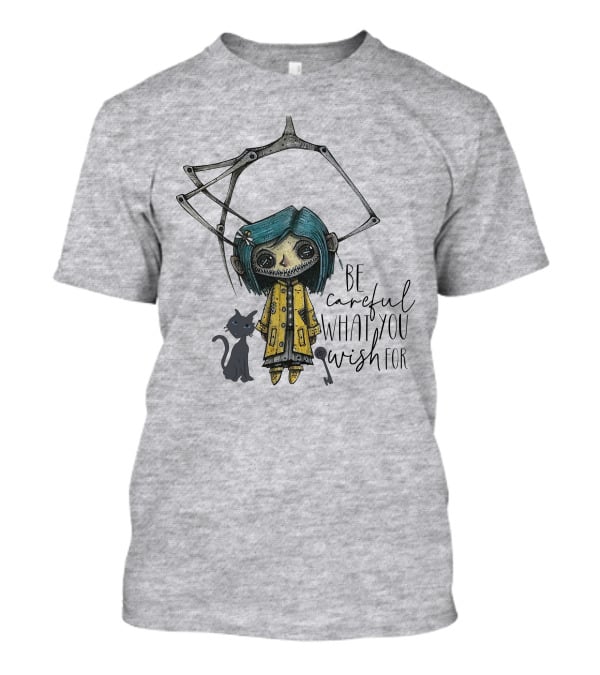 Be Careful What You Wish For Doll With Cat T-Shirt