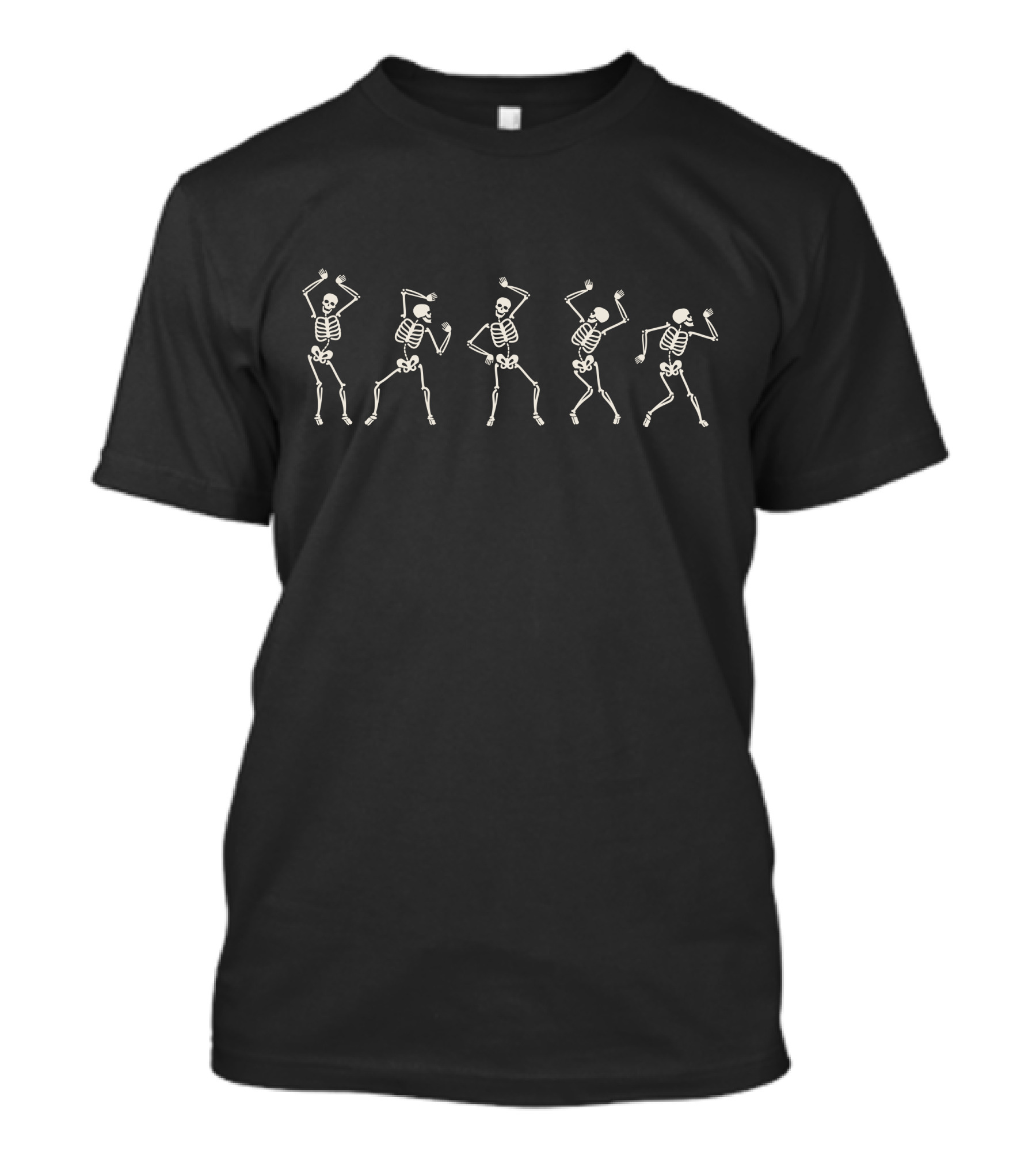 Dancing Skeleton Party Moves With Five Groovy Skeletons T-Shirt