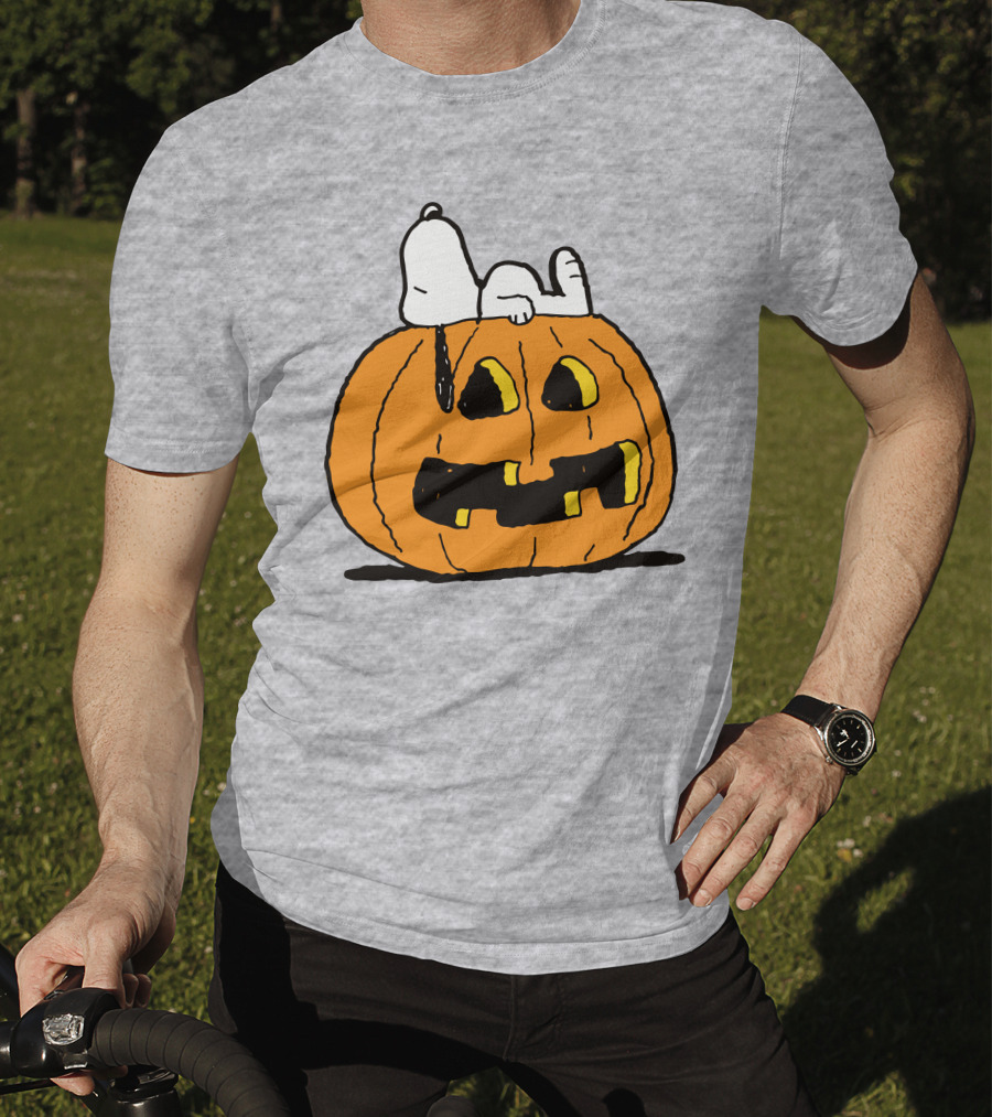 Snoopy Halloween Pumpkin Peanuts T-Shirt