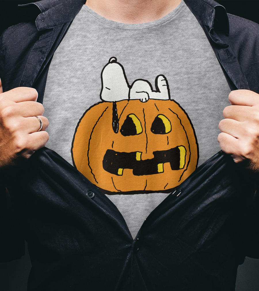 Snoopy Halloween Pumpkin Peanuts T-Shirt