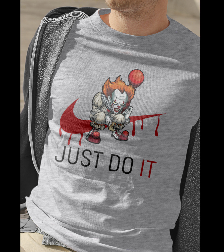JUST DO IT Halloween Pennywise Balloon T-Shirt