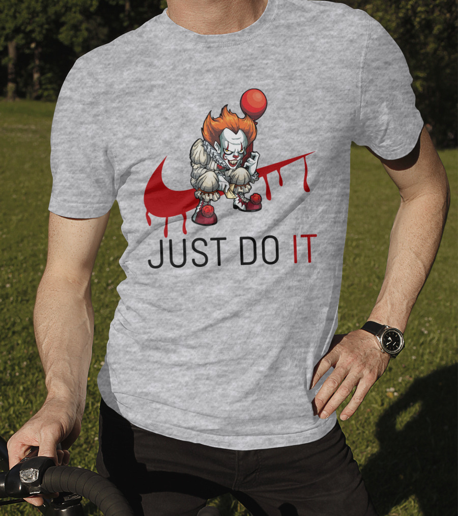 JUST DO IT Halloween Pennywise Balloon T-Shirt