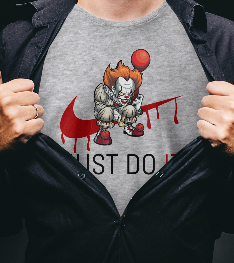 JUST DO IT Halloween Pennywise Balloon T-Shirt