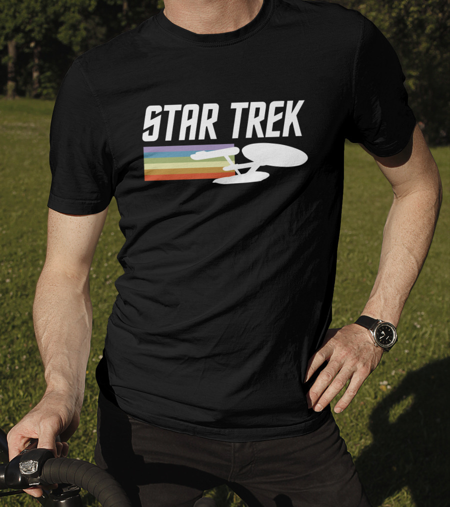 Star Trek Enterprise Rainbow Trail T-Shirt