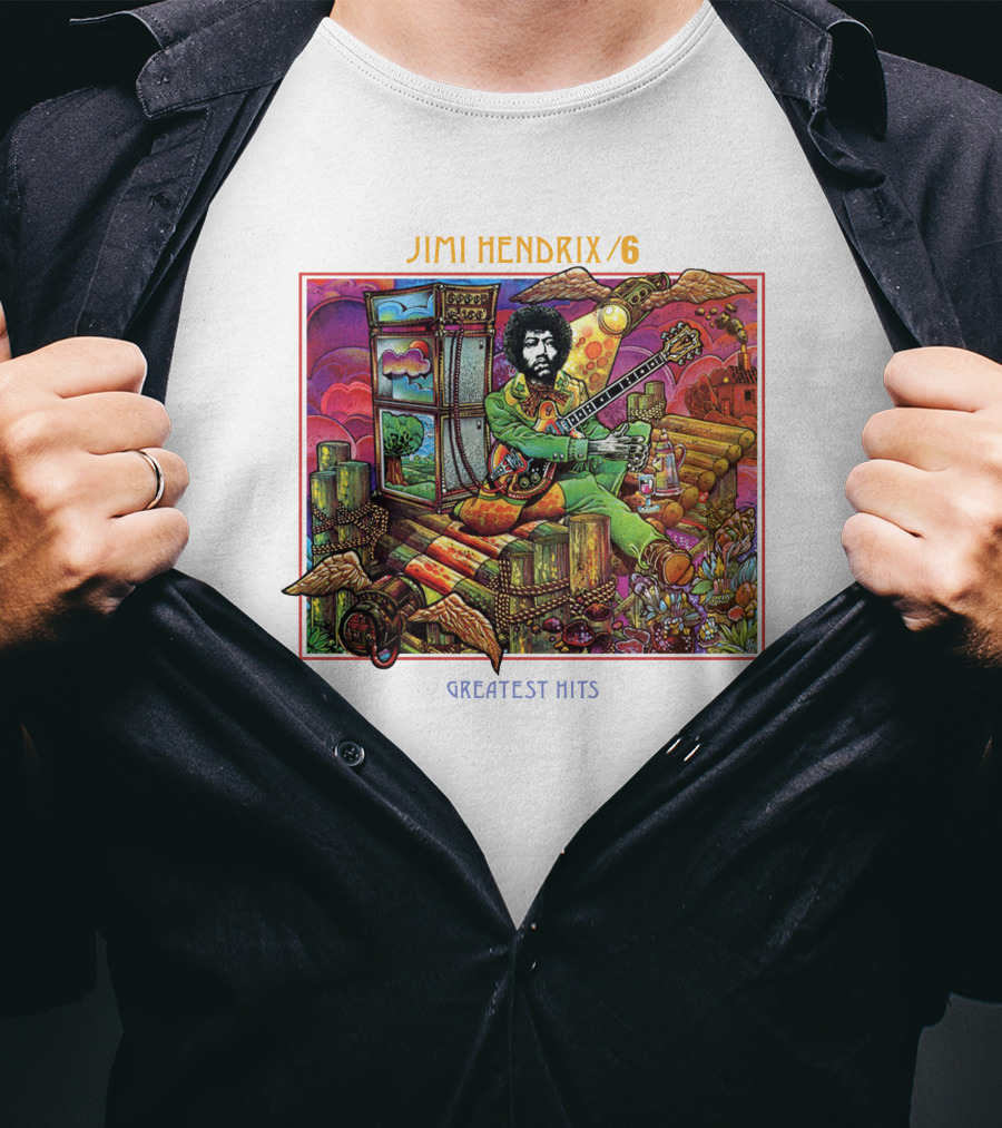 Jimi Hendrix Greatest Hits 6 T-Shirt