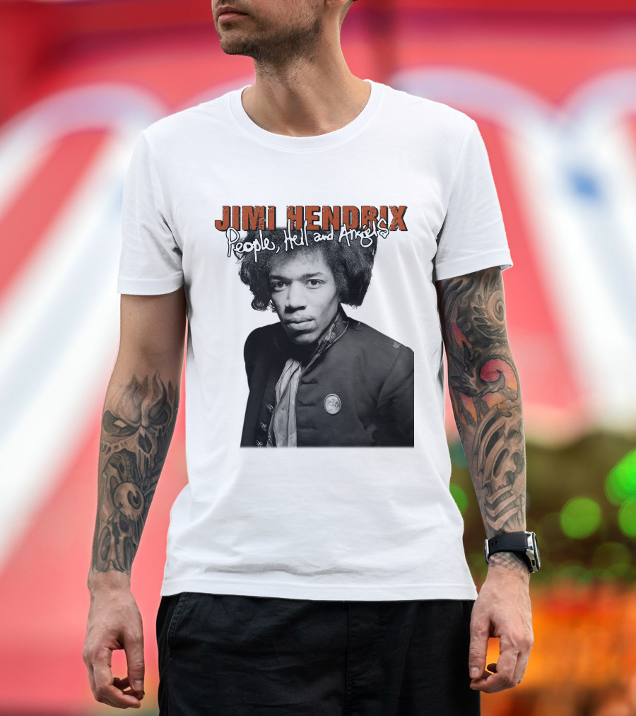 Jimi Hendrix People, Hell and Angels T-Shirt