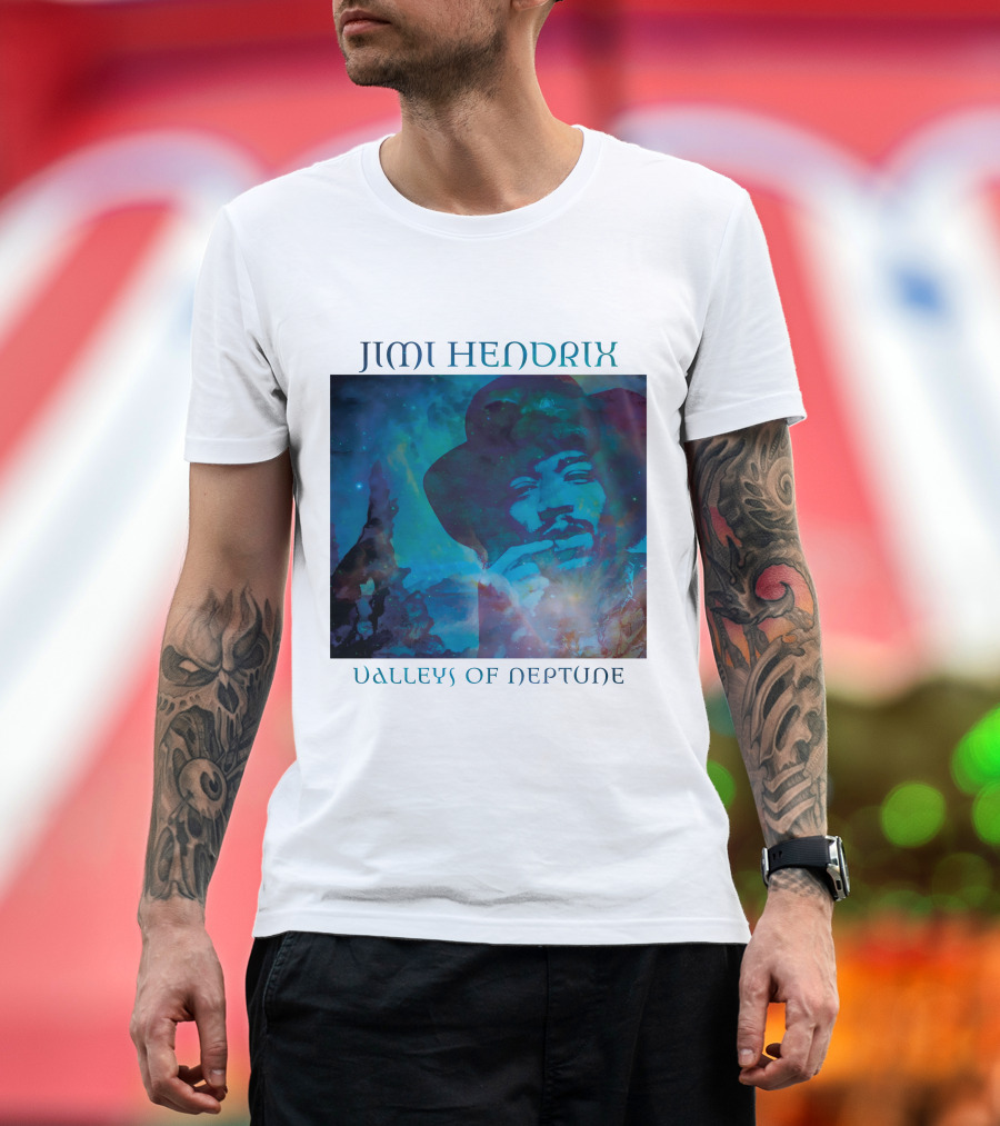 Jimi Hendrix Valleys of Neptune Album T-Shirt