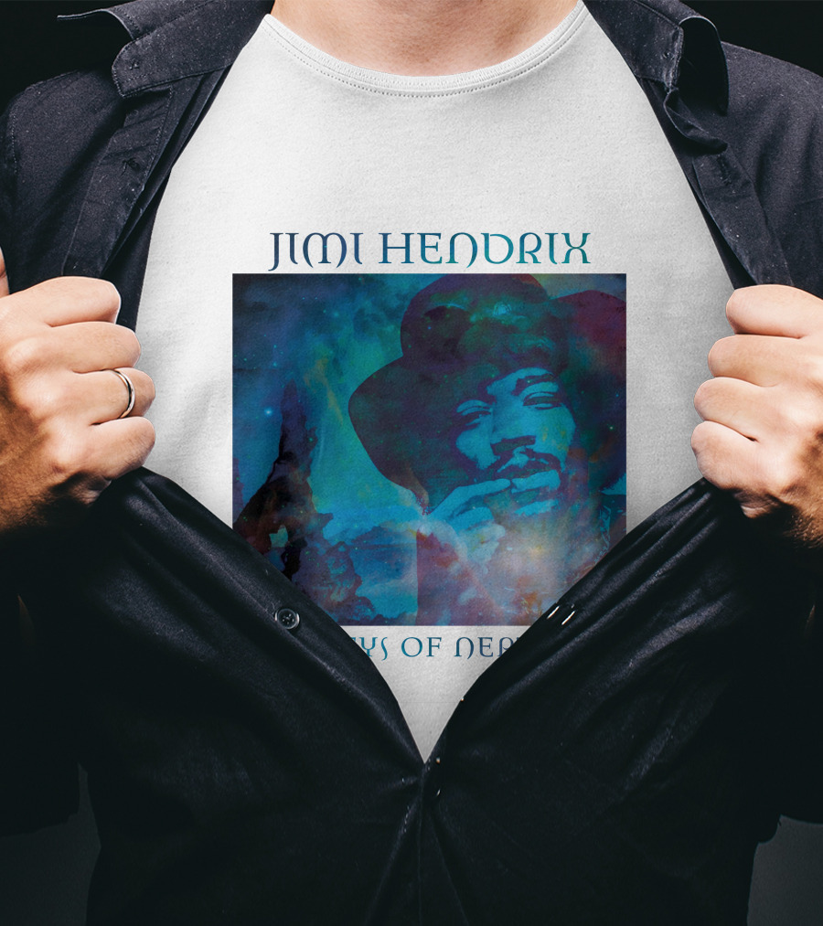 Jimi Hendrix Valleys Of Neptune Album T-Shirt