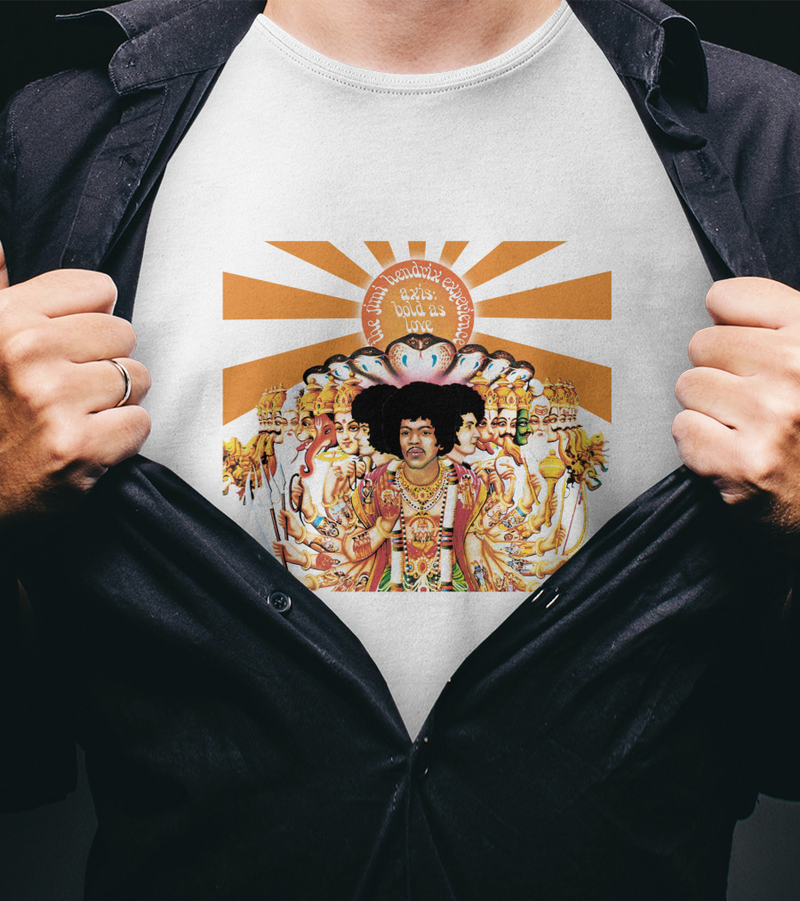 The Jimi Hendrix Experience Axis Bold As Love Album Cover T-Shirt