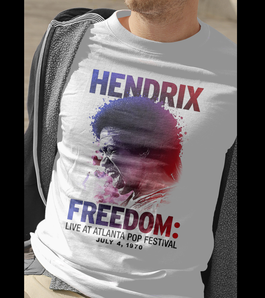 HENDRIX FREEDOM LIVE AT ATLANTA POP FESTIVAL JULY 4 1970 T-Shirt