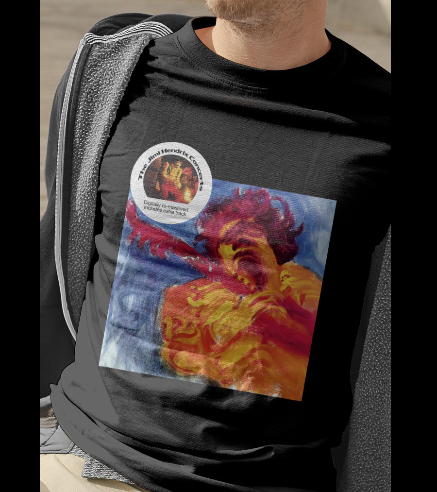 The Jimi Hendrix Concerts Digitally Re-Mastered Includes Extra Track T-Shirt