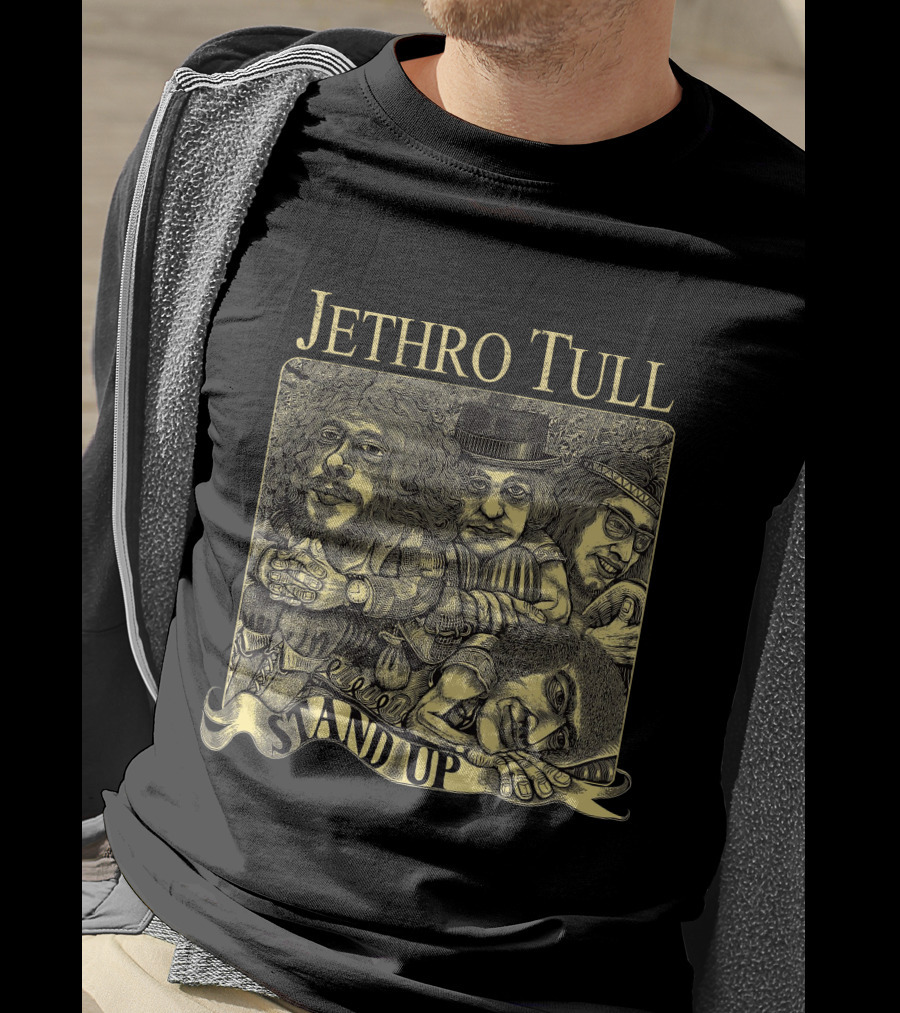 Jethro Tull Stand Up Psychedelic T-Shirt