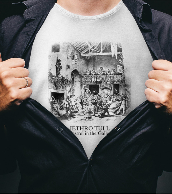 Jethro Tull Minstrel In The Gallery Classic Album Cover T-Shirt