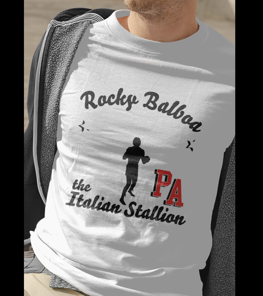 Rocky Balboa 76 PA The Italian Stallion T-Shirt