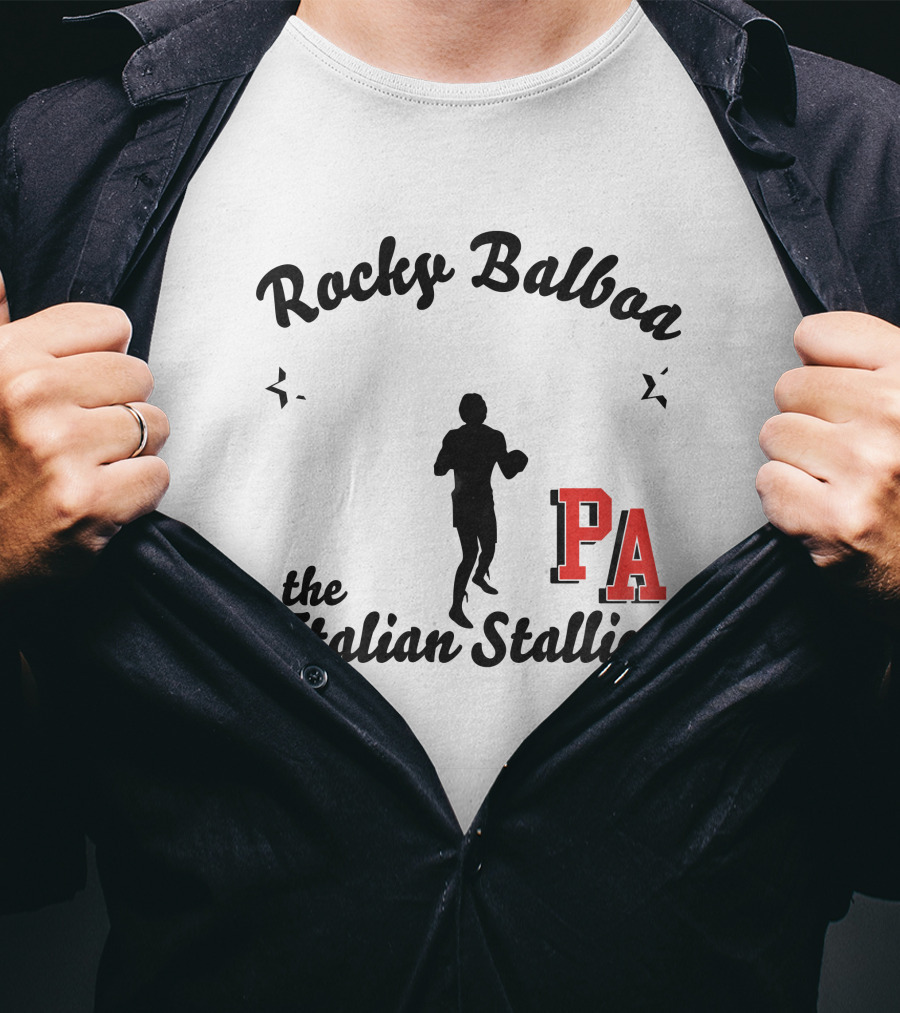 Rocky Balboa 76 PA The Italian Stallion T-Shirt