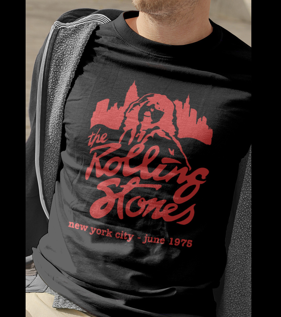 The Rolling Stones New York City June 1975 T-Shirt