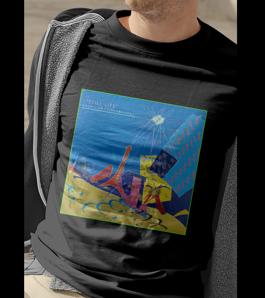 Still Life American Concert 1981 Vibrant Abstract T-Shirt