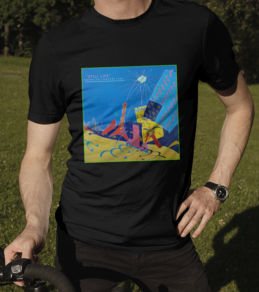 Still Life American Concert 1981 Vibrant Abstract T-Shirt