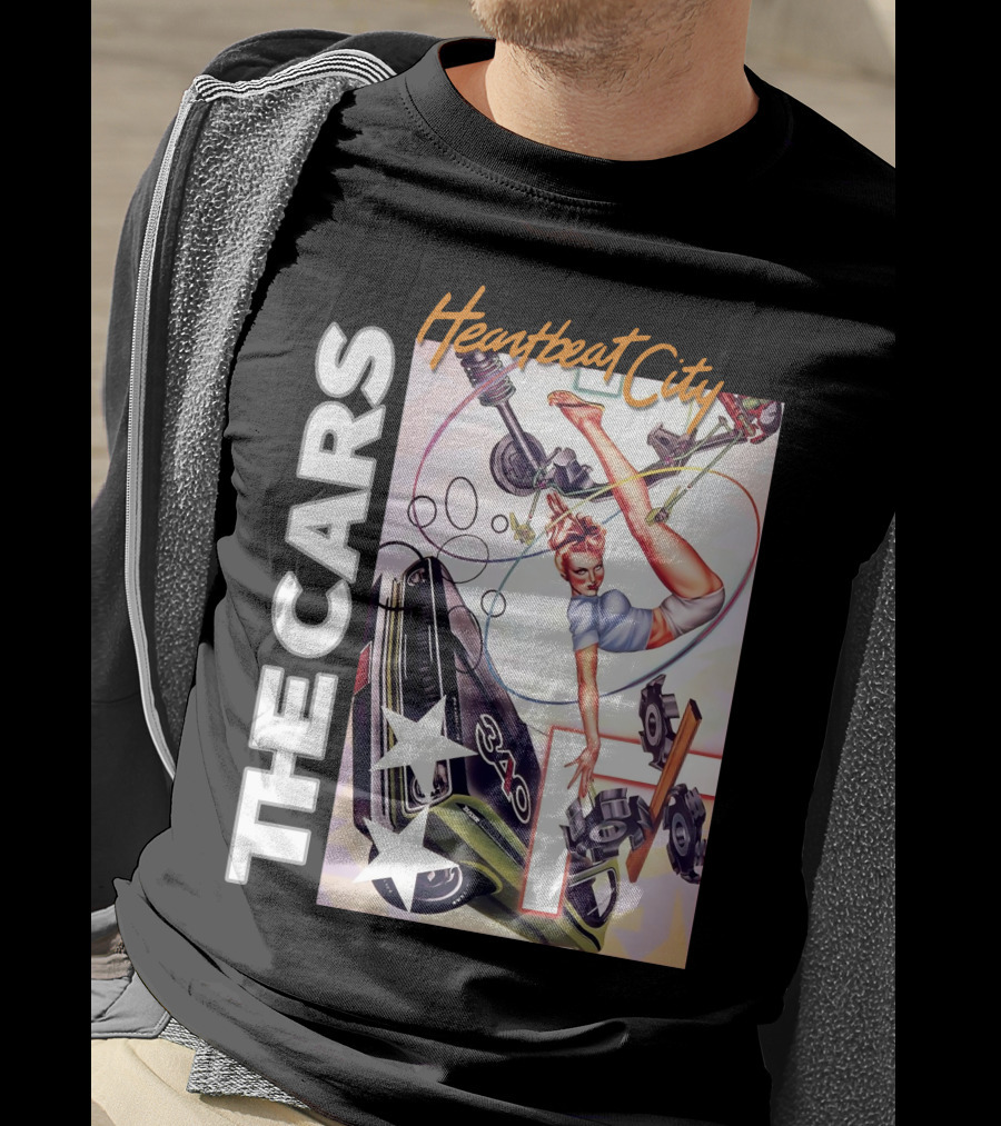 The Cars Heartbeat City 340 Retro T-Shirt