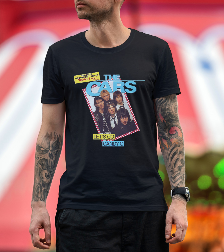 The Cars Let's Go Candy O Rolling Stone Magazine T-Shirt