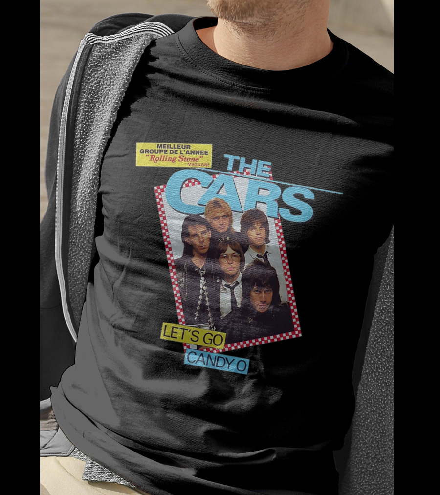 The Cars Let's Go Candy O Rolling Stone Magazine T-Shirt