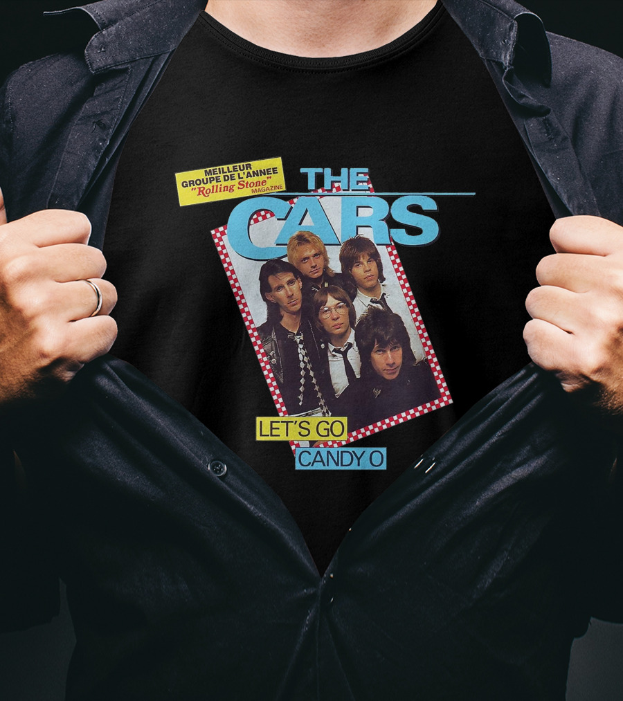 The Cars Let's Go Candy O Rolling Stone Magazine T-Shirt