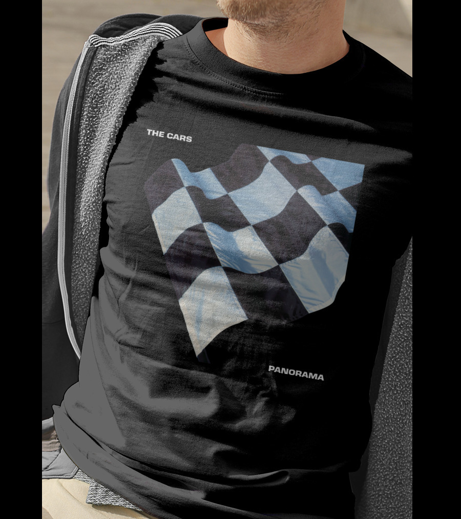 The Cars Panorama Racing Flag Cover T-Shirt